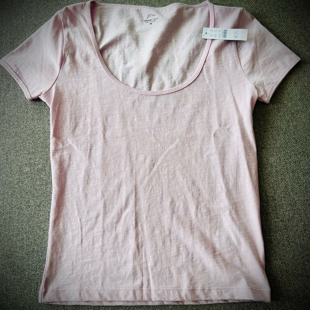 J. Crew Light Pink Short Sleeve Tee